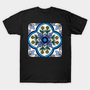 Talavera Blue Green Flora T-Shirt